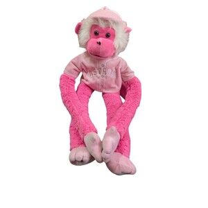 Houston Astros Pink Plush Monkey Toy 20” Shirt Hat stuffed animal Foco